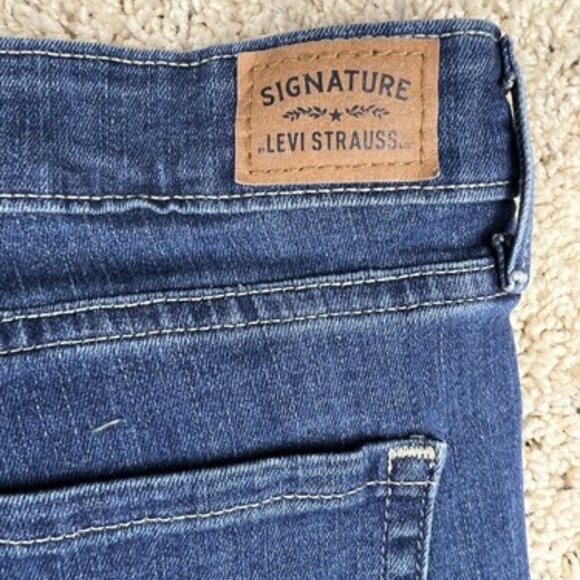 Levi's Strauss Signature Womens Mid Rise Bootcut Jean 16M 33x32 Jeans Denim - Picture 6 of 6